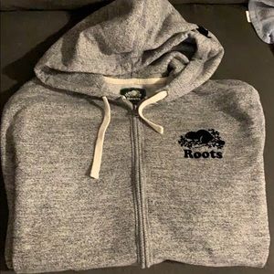 Men’s Roots zip up hoody